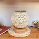 Plug-In Wax Melt Warmer & Night Light — Handmade Bamboo Wood, Dimmer SwitchPlug-In Wax Melt Warmer & Night Light — Handmade Bamboo Wood, Dimmer Switch