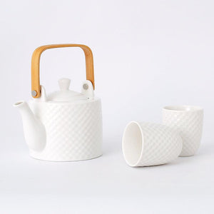 ZenCheck Ceramic Tea Set