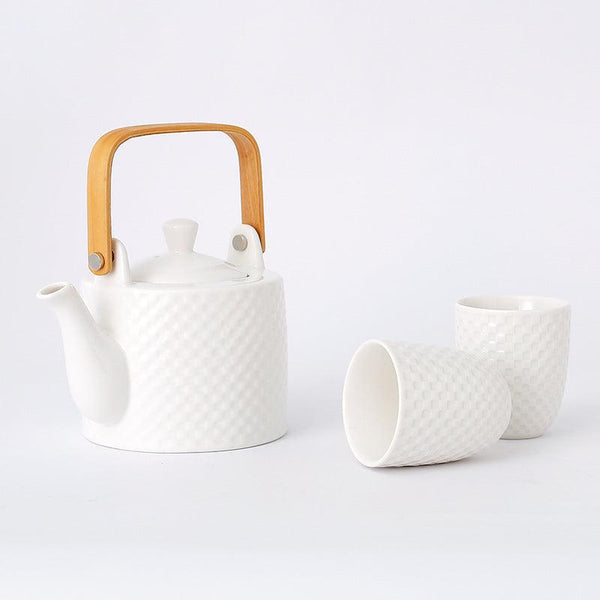 ZenCheck Ceramic Tea Set