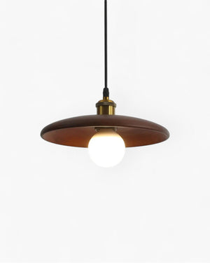 Pendant Ceiling Light - Halvora - Slim Wood Shade - Japandi Zen Design