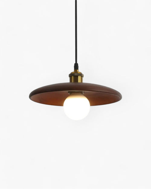 Pendant Ceiling Light - Halvora - Slim Wood Shade - Japandi Zen Design