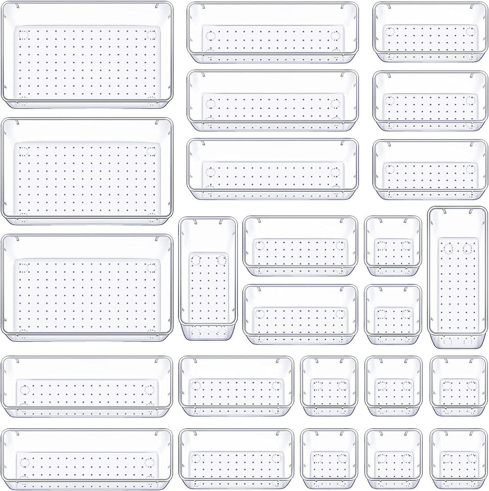 ClearSpace Modular Desktop Storage Box Set (25 Pieces)