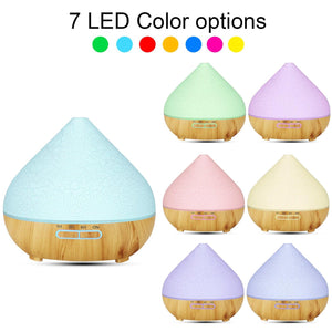 CrackleVolcano USB Aroma Diffuser – Color-Changing Humidifier for Home &amp; Office