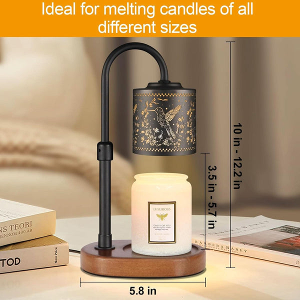 Dimmable Candle Warmer Lamp With Timer Hummingbird