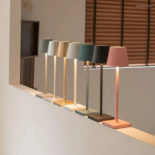 Luminzo | Portable Rechargeable Table Lamp — Touch Control Dimmable LED Light