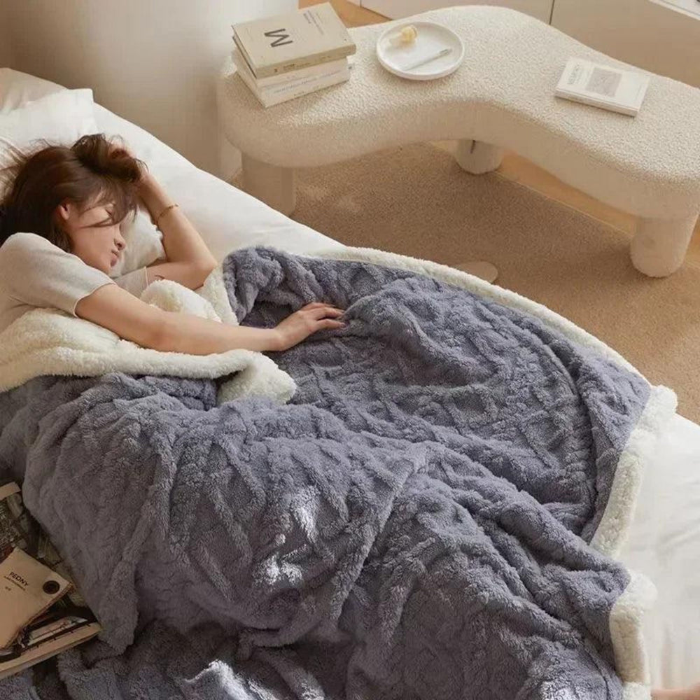 Snugglea - Thick Winter Fleece - Cosy Bed Throw