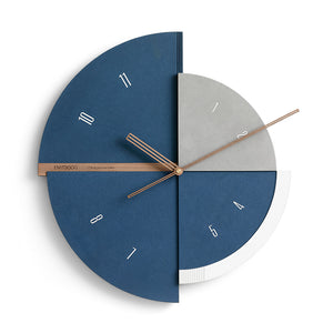Nordic Light Luxury Wall Clock UK — Double-Sided Statement Design for Living Rooms