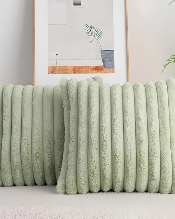 Cushion Set - Velveta - Soft Plush Texture - Modern Sofa Decor
