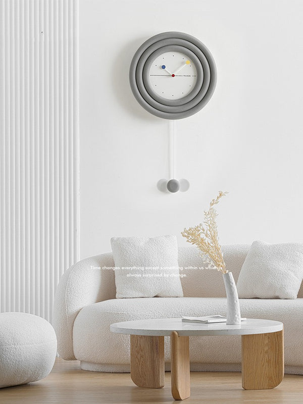 Nordic Light Luxury Wall Clock UK — Oversized Modern Statement Design