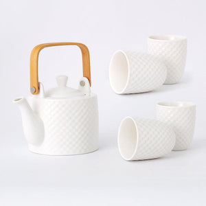 ZenCheck Ceramic Tea Set