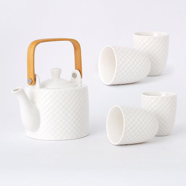 ZenCheck Ceramic Tea Set