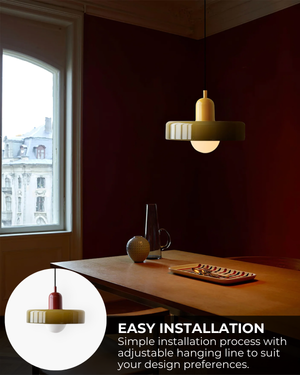 Pendant Ceiling Light - Luretta - Colour Pop Design - Retro Glass Lighting