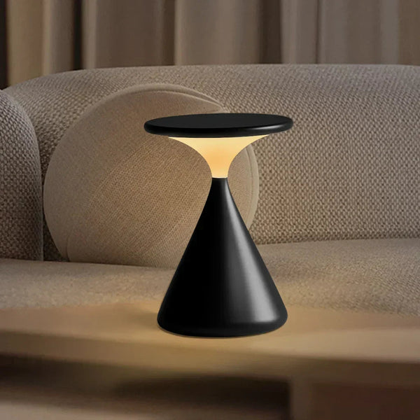 Dimmable Table Lamp - LumaGlow - Wireless Touch Control - Modern Hourglass Design