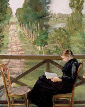 Vintage Style 'Women Reading' Wall Art