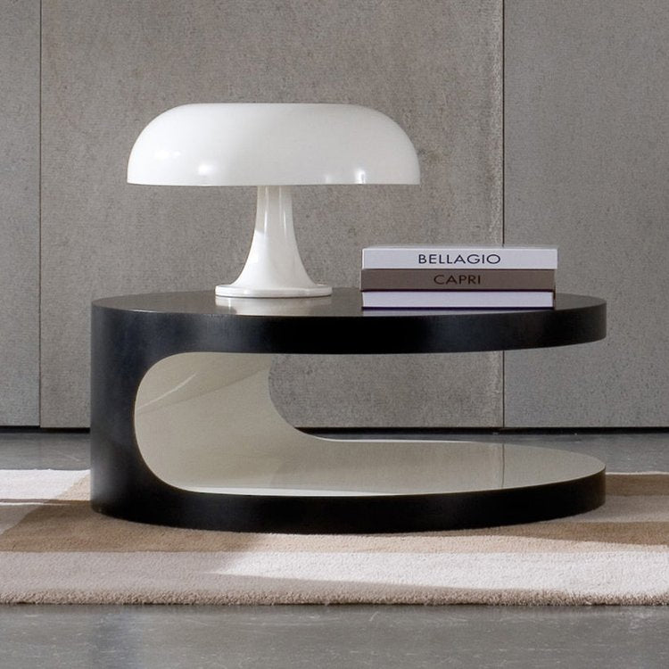 Mushroom Table Lamp – Glomira – Retro Fungi Light – Glossy Room Decor