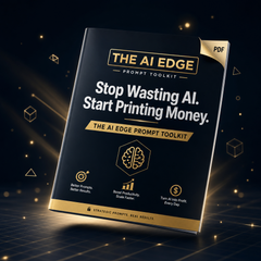 The AI Edge Prompt Toolkit — Stop Wasting AI. Start Printing Money. Digital Download PDF