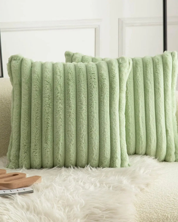 Cushion Set - Velveta - Soft Plush Texture - Modern Sofa Decor