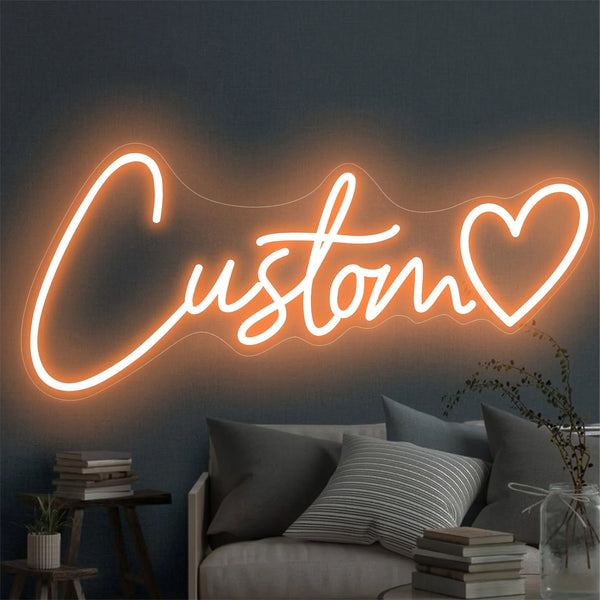 Custom Neon Sign – Lumevera Personalized LED Name Light for Room, Wedding & Event Décor