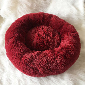 Calming Pet Bed - SnuggleNest - Anti-Anxiety Dog Cushion - Soft Washable Design