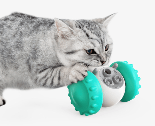 Interactive Slow Feeder Dog & Cat Toy — Rolling Puzzle Treat Dispenser for IQ Development