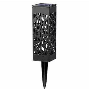 Solar Hollow-Carved Pathway Lantern Lights | Waterproof LED Garden Stake Lights for Lawns, Paths & Patios