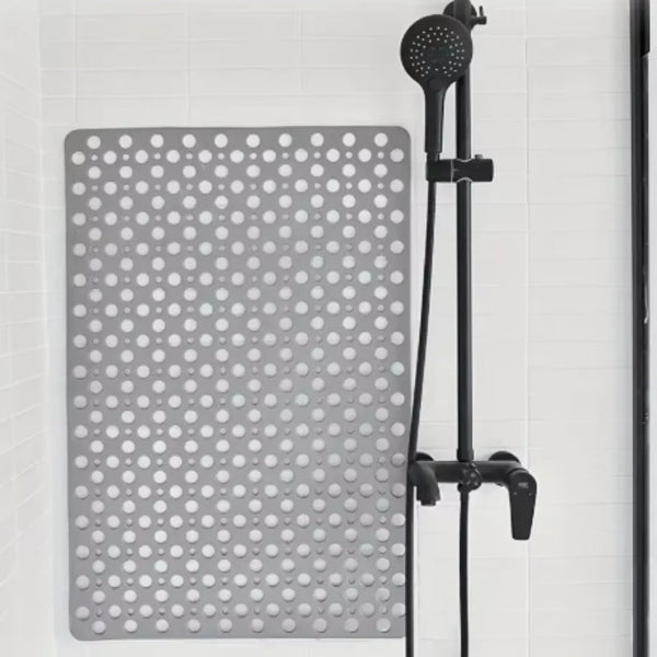 Bathroom Non-Slip Mat – AquaGrip - Anti-Mould Suction Grip Bath Mat for Secure Showers