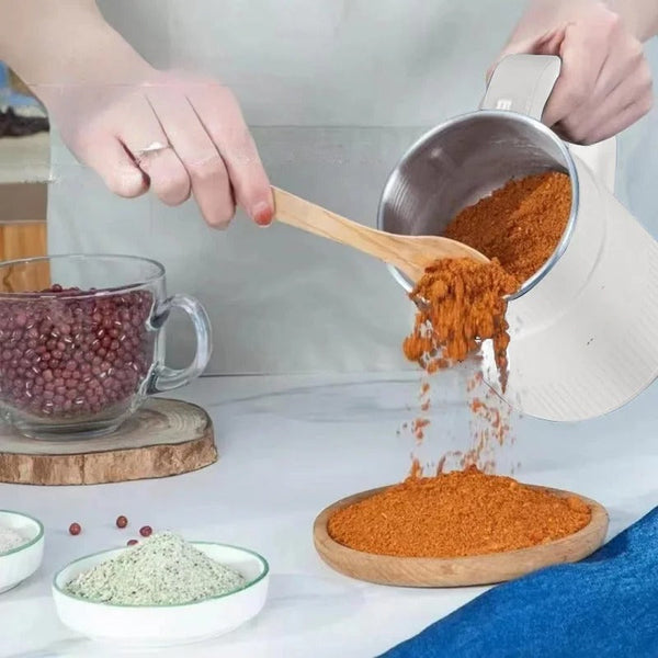 Electric Grain Mill – NutriGrind – Fresh Flour Maker – Whole Grain Kitchen Tool