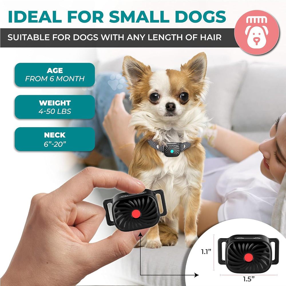 Anti Bark Collar – Barkiva – Small Dog Training Aid – Waterproof Pet Device