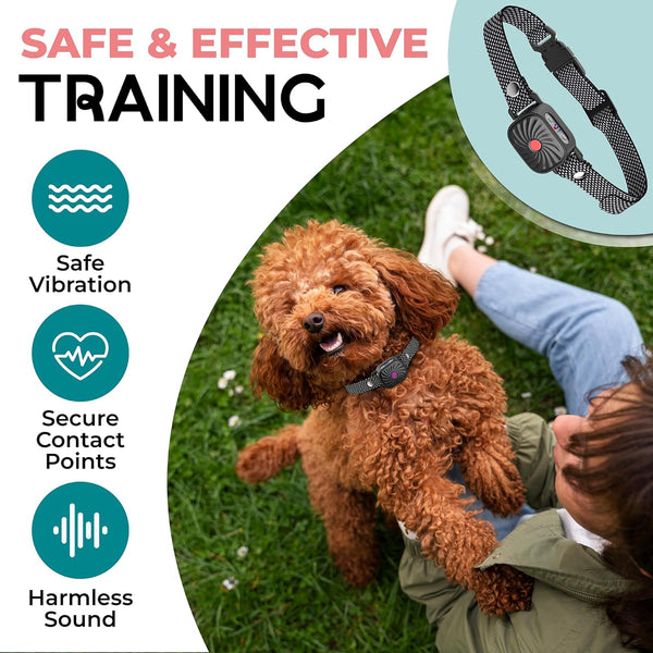 Anti Bark Collar – Barkiva – Small Dog Training Aid – Waterproof Pet Device