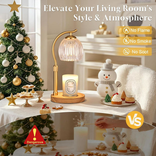 Elegant Candle Warmer Lamp With Programmable Timer