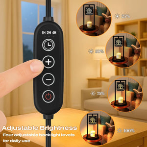 Candle Warmer Lamp With Programmable Dimmer Brightness