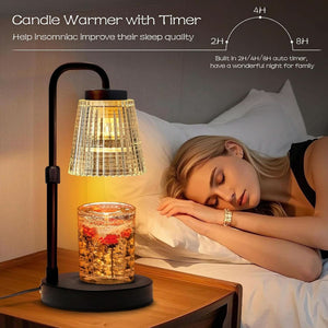 Adjustable Candle Warmer Lamp With Timer For Scented Candles