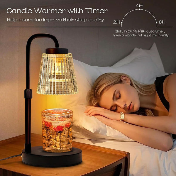 Adjustable Candle Warmer Lamp With Timer For Scented Candles