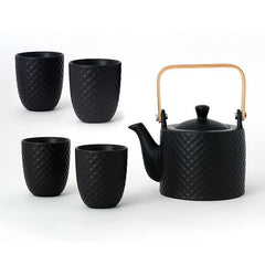 ZenCheck Ceramic Tea Set