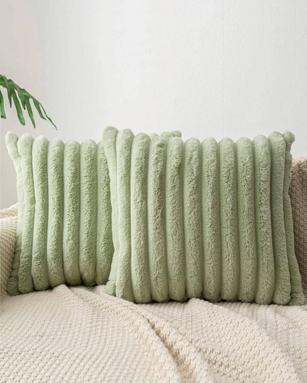 Cushion Set - Velveta - Soft Plush Texture - Modern Sofa Decor
