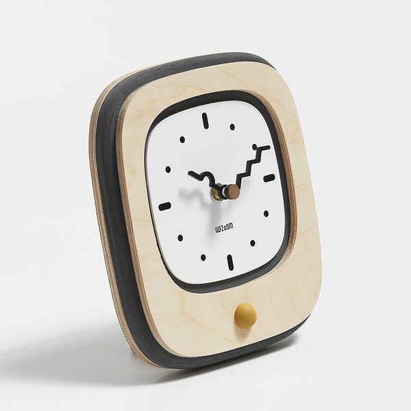 Mandelda Modern Minimalist Desk Clock UK — Home Office & Bedside Decor