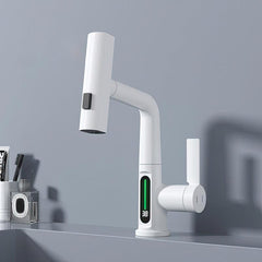 Hydronix | Smart Digital Kitchen Faucet — 360° Swivel Tap with Temperature Display