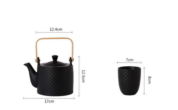 ZenCheck Ceramic Tea Set