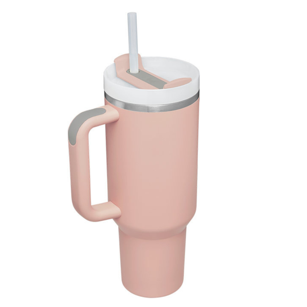 ThermoSip 40 Oz Insulated Tumbler with Handle and Straw