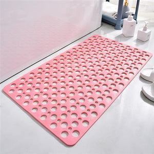 Bathroom Non-Slip Mat – AquaGrip - Anti-Mould Suction Grip Bath Mat for Secure Showers