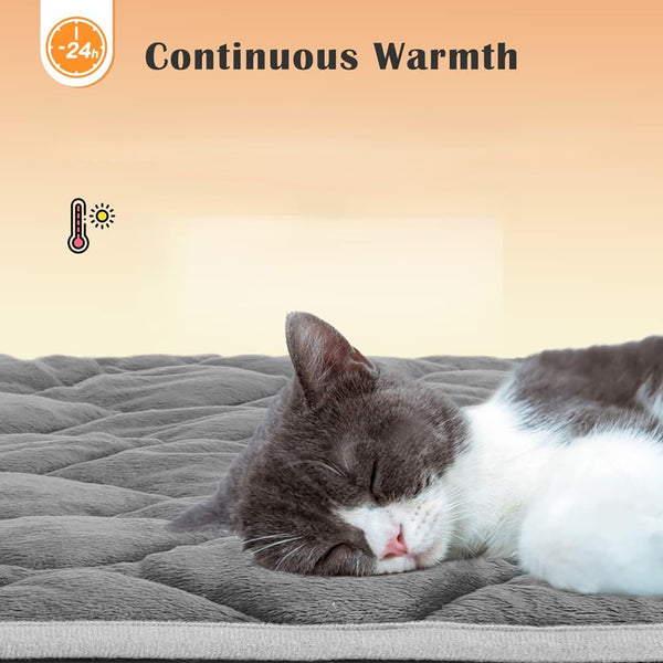 WarmPaws Self-Heating Pet Mat – Thermal Cat & Dog Pad, Non-Slip, Washable