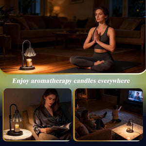 Scented Candle Warmer Lamp With Programmable Timer