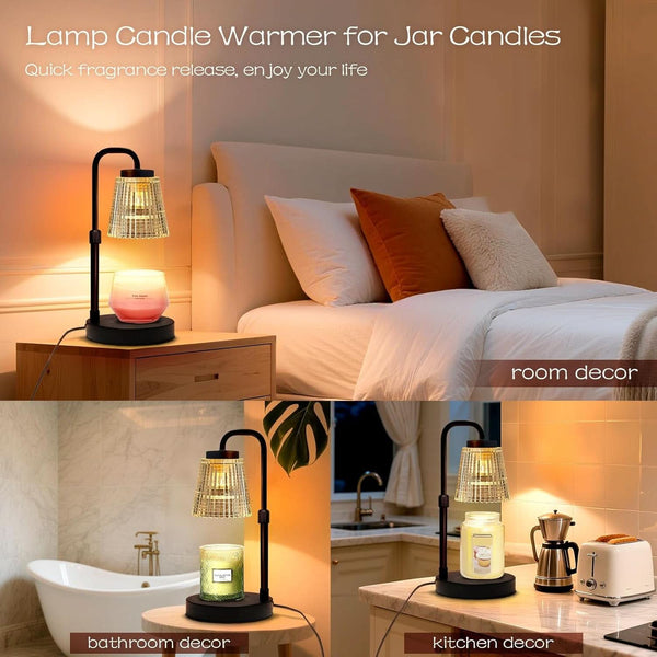 Adjustable Candle Warmer Lamp With Timer For Scented Candles