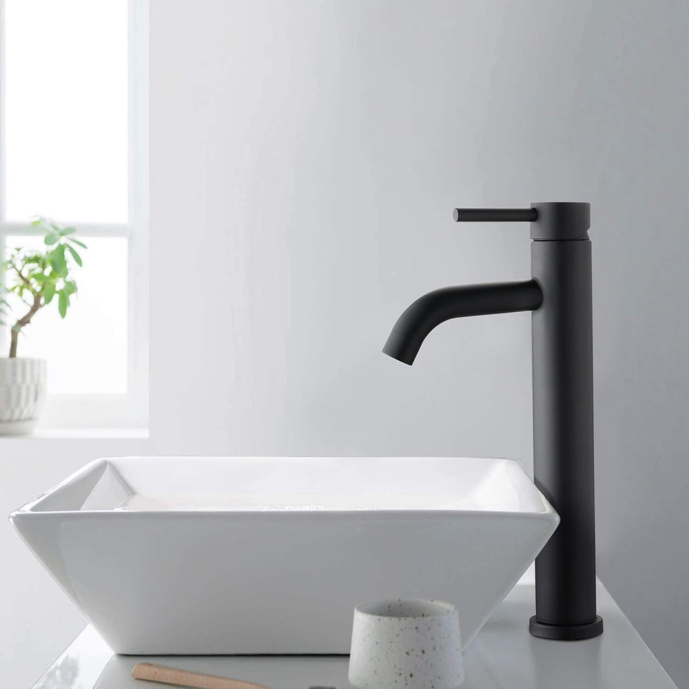 Cold Water Tap - Luxor - Matte Black Faucet - Modern Sink Design