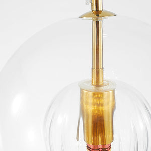 Glass Pendant Light – Halvix – Modern Ceiling Fixture – Elegant Room Lighting