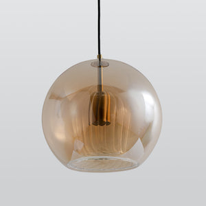 Glass Pendant Light – Halvix – Modern Ceiling Fixture – Elegant Room Lighting