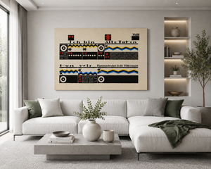 Abstract Wall Art | Bauhaus Rhythm