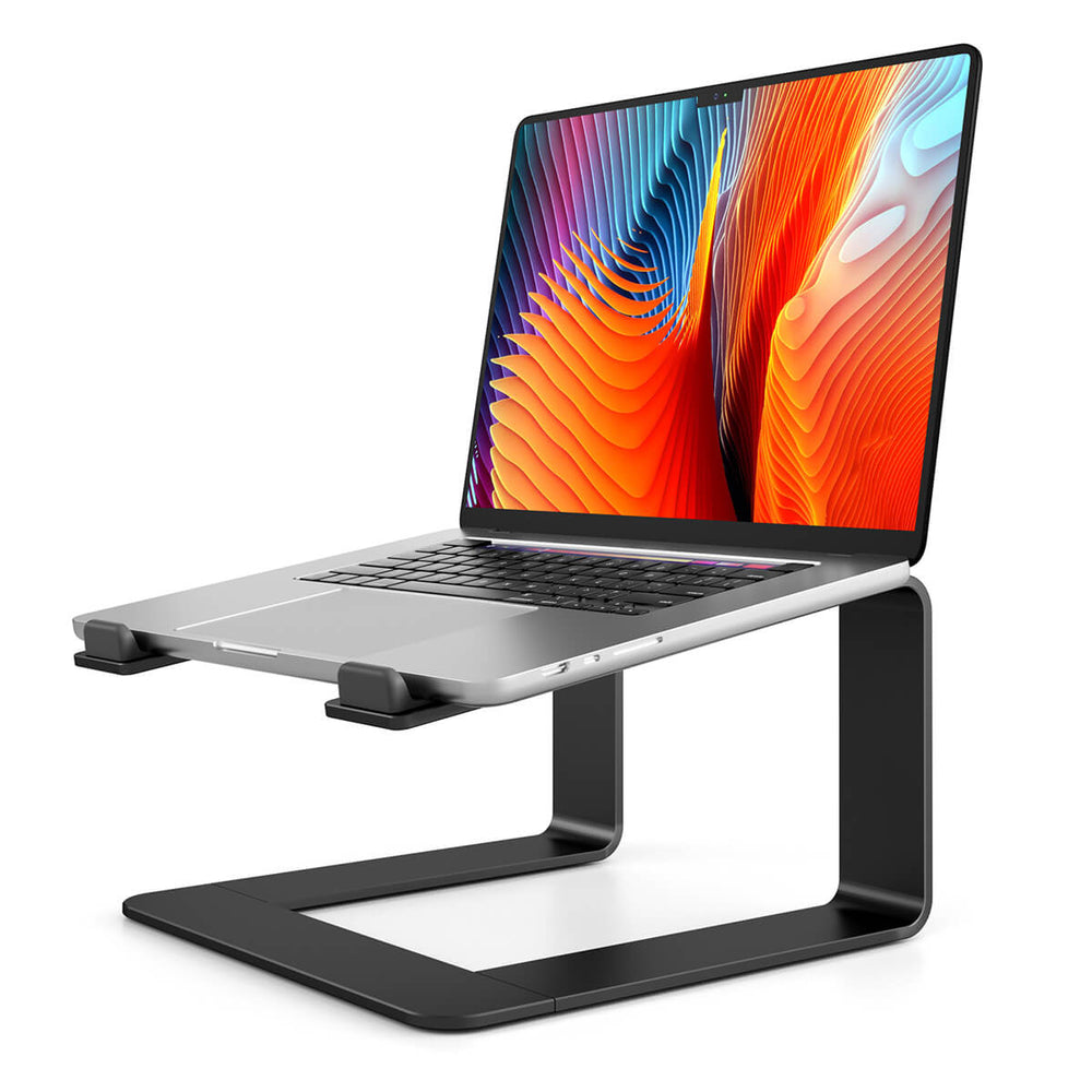 Adjustable Laptop Stand for Desk with Ergonomic Design ? Portable Riser for Comfort and Posture 0