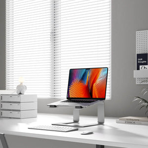 Adjustable Laptop Stand for Desk with Ergonomic Design ? Portable Riser for Comfort and Posture 6