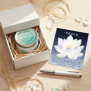 Aromatherapy Candles | Lavender & Chamomile Scented Candle with Healing Crystals ? Relaxing Home Scents for Calm Atmosphere 4